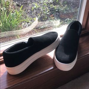 black slip on shoes
